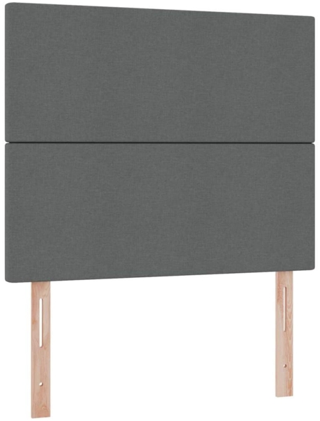 vidaXL Aufbewahrungsbett Dunkelgrau 120x200 cm Kunstleder 3371710 Bild 8