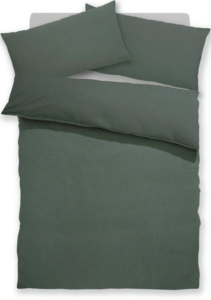 OTTO home Wendebettwäsche Sari3, Musselin, Renforcé, 2 teilig, NEUHEIT: aus 100% Baumwolle in weichem Musselin, Rückseite Renforcé