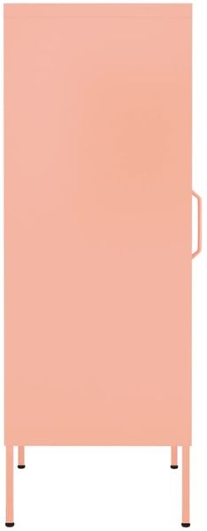 vidaXL Lagerschrank Rosa 42,5x35x101,5 cm Stahl 336193 Bild 4