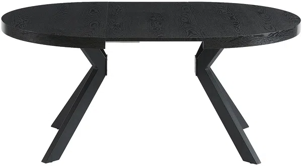 Vente-unique - KOMONI Esstisch Holz, Platte Schwarz - B 120 cm x H 76 cm x L 170 cm220 cm120 cm Bild 5