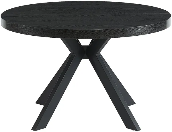 Vente-unique - KOMONI Esstisch Holz, Platte Schwarz - B 120 cm x H 76 cm x L 170 cm220 cm120 cm Bild 4