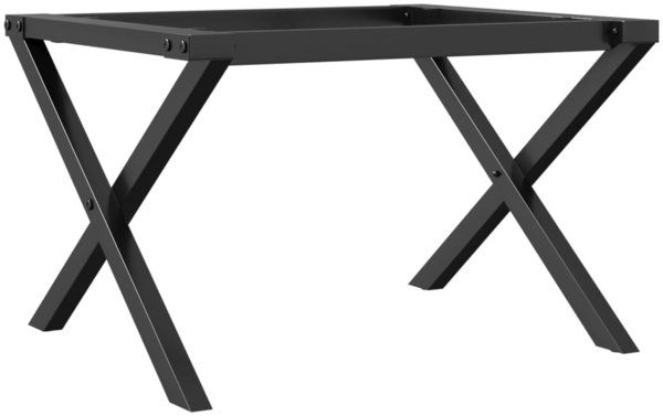vidaXL Couchtisch-Gestell in X-Form 60x40x38 cm Stahl 357896