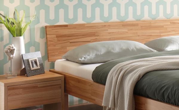 Hasena Trento Forti Massivholzbett 200x200 Kernbuche natur, geölt 25 Bild 3