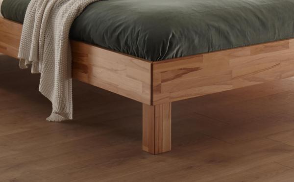 Hasena Trento Forti Massivholzbett 200x200 Kernbuche natur, geölt 25 Bild 4