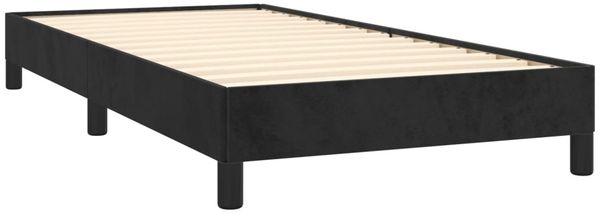 vidaXL Bettgestell Schwarz 90x190 cm Samt 346948 Bild 3