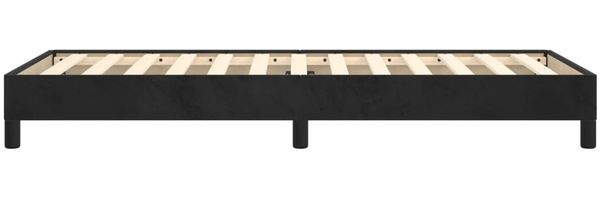 vidaXL Bettgestell Schwarz 90x190 cm Samt 346948 Bild 6