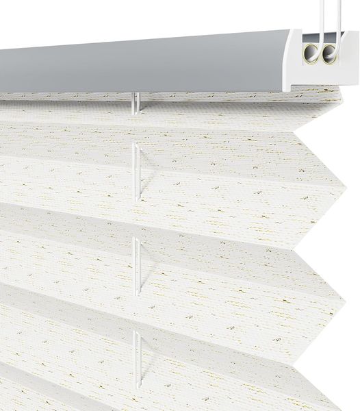 Sekey Plissee Faltrollo Klemmfix ohne Bohren Leinen 80x200cm Bild 4