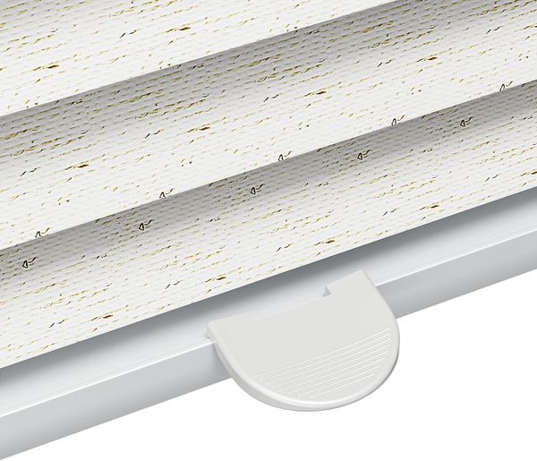 Sekey Plissee Faltrollo Klemmfix ohne Bohren Leinen 80x200cm Bild 3