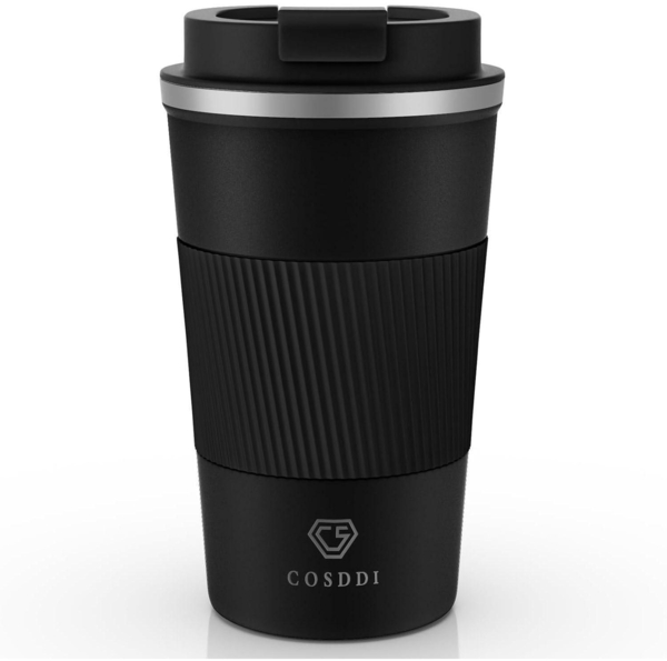 CS COSDDI Thermobecher Edelstahl 18oz/510ml Vakuum Isolierbecher Autobecher