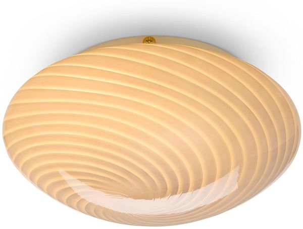 Halo Design 748686 Wand-und Deckenleuchte Candy 30cm Grey Messing