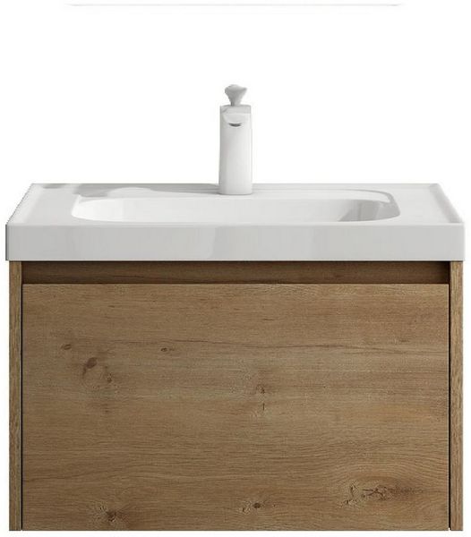 doporro Badmöbel-Set Badezimmermöbel Waschbecken-Unterschrank Waschbecken Salerno