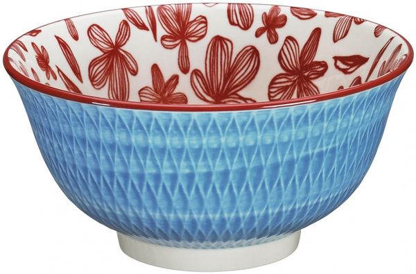 Bowl Schüssel Dessert-Schale Müslischale Ø18cm cilio AMICI Rauten blau 107944