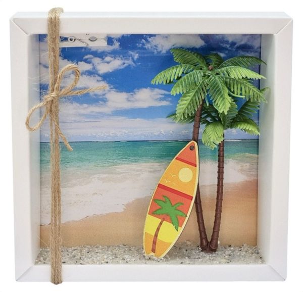 ZauberDeko Geschenkbox Geldgeschenk Verpackung Urlaub Surfen Surbrett Strand Meer Gutschein