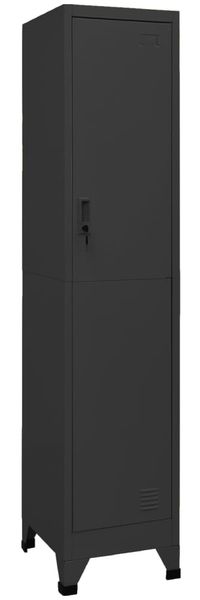 vidaXL Schließfachschrank Anthrazit 38x45x180 cm Stahl 339775