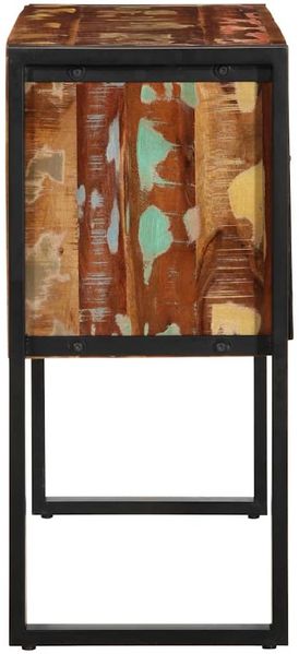 Konsolentisch, Beistelltisch, Konsole Mehrfarbig 90x35x75 cm Altholz Massiv Bild 6