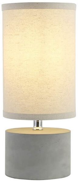 HOME DELUXE Kleine Tischlampe in Betonoptik - Grau Bild 3