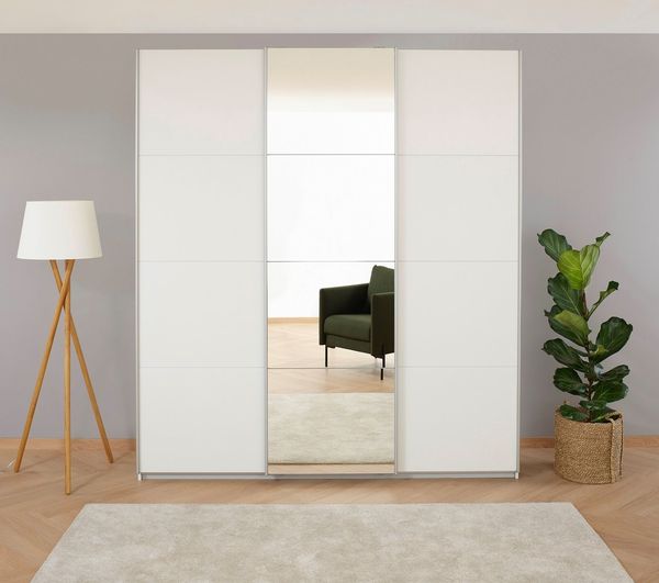 rauch Schwebetürenschrank Kleiderschrank Schrank Garderobe KOLUNA mit Spiegel (3 Ausstattungen BASIC/CLASSIC/PREMIUM (inkl. SOFT-CLOSE-FUNKTION) Breiten 203/271/315/360 cm Höhen 210/229 cm MADE IN GERMANY