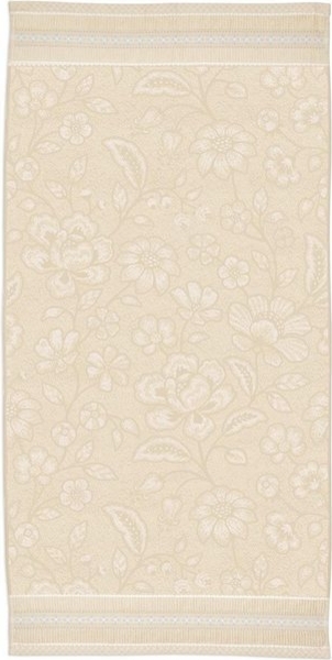 PIP Studio Duschtuch Badetuch Jasmin sand 70x140 Jacquard Frottee Blumen beige Bild 3