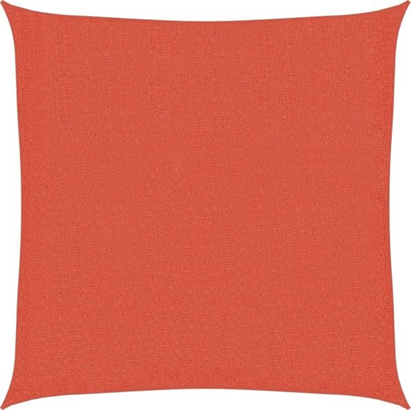vidaXL Sonnensegel 160 g/m² Terrakottarot 3x3 m HDPE 311329