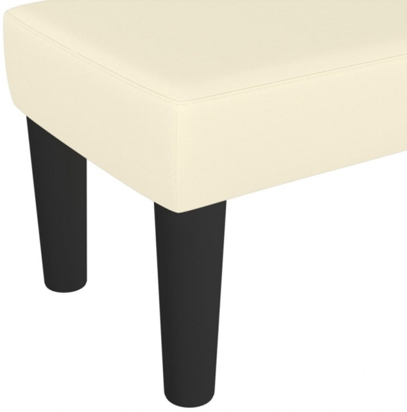 vidaXL Sitzbank Creme 70x30x30 cm Kunstleder 346634 Bild 6