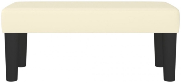 vidaXL Sitzbank Creme 70x30x30 cm Kunstleder 346634 Bild 3