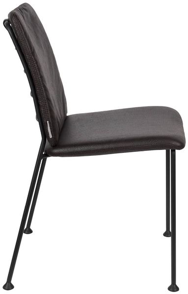 Esszimmerstuhl FAB BLACK mit perforierten Kunstleder von ZUIVER Bild 4