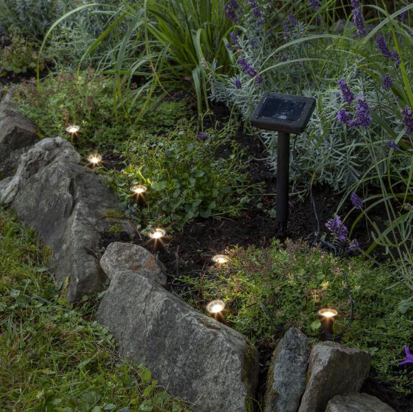 LED-Solar-Lichterkette "Mini Spot", Kunststoff Bild 1