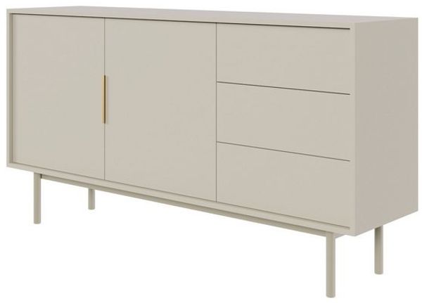 Selsey Sideboard VIVIARO, 2-türig mit 3 Schubladen, 154 cm Bild 4