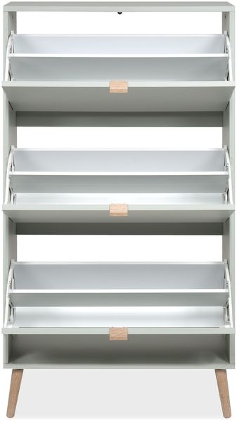 Schuhkipper >Vigo< in Pastel Grün - 70x125x24cm (BxHxT) Bild 7