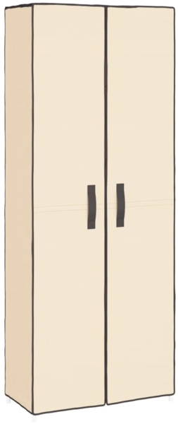 vidaXL Schuhschrank Creme 60x30x166 cm Stoff 337260