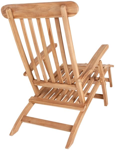 Klassischer Teak 4-Positionen-Liegestuhl RELIFE Bild 6