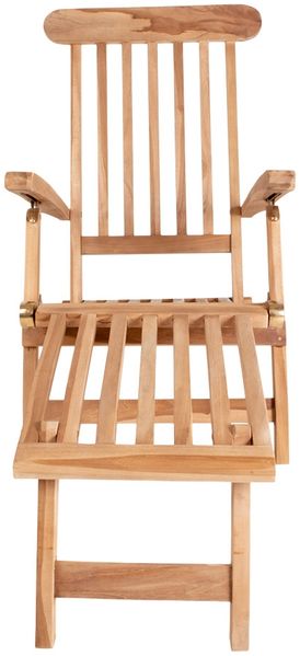Klassischer Teak 4-Positionen-Liegestuhl RELIFE Bild 4