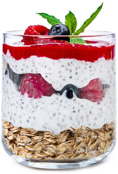 KONZEPT Dessertschale Dessertgläser Set aus Glas, große Gläser für Nachtisch, (12-tlg), glas, 220 ml