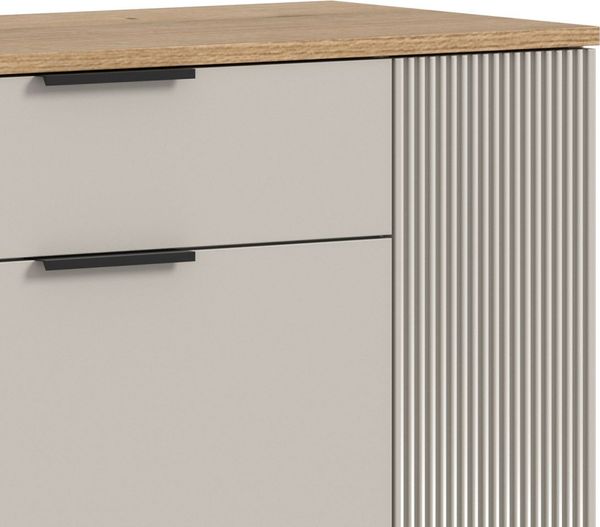 Garderobe Set 5-tlg. Skid in kaschmir und Eiche 175 x 190 cm Bild 3