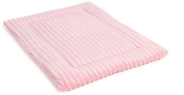 Wallace & Jones Hundematte Hundematte Cardi - pink / rosa, S bis L für jede Hundegröße, Polyester, Gemütliche Liegematte in Breitcord-Optik, für jede Jahrezeit geeignet