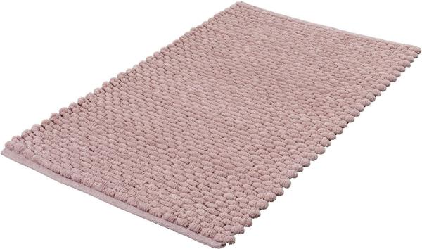 Kleine Wolke Badematte Willow, Höhe 10 mm, rutschhemmend beschichtet, fußbodenheizungsgeeignet, Baumwolle, Polyester, quadratisch, Badteppich, gewebt, Uni Farben, quadratisch oder rechteckig