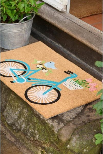 Ib Laursen - Fußmatte Türmatte Fußabtreter Fahrrad 45x75cm Kokos PVC 2860-00