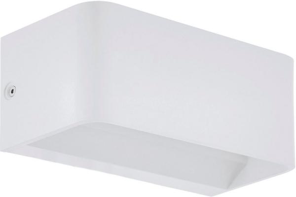 Eglo 98422 LED Wandleuchte SANIA 4 Up & Downlight Alu weiß L:20cm H:8cm T:9cm 10W 3000K