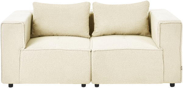 AXEBO 2-Sitzer Modulsofa Cremeweiß Bouclé Bild 4