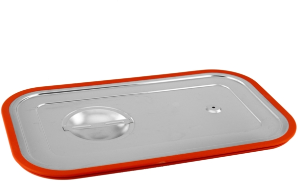 GN Deckel Gastronorm 1/1 mit Silikonrand aus Edelstahl GVK ECO