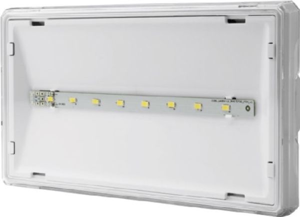AWEX Notleuchte EXIT S IP65 LED 1W 1h einseitig (ETS/1W/ESE/PT/WH) weiß + PU34