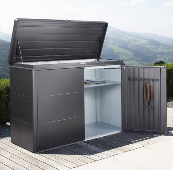 Biohort HighBoard, 200: 200 x 84 x 127 (b x t x h) cm, silber-metallic Bild 4