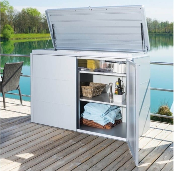 Biohort HighBoard, 200: 200 x 84 x 127 (b x t x h) cm, silber-metallic Bild 3