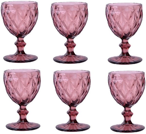 Schäfer Diamond Weingläser – Perfekte 6er Set Weißweingläser mit 250 ml Beere