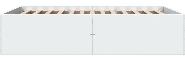 vidaXL Bettgestell Weiß 135x190 cm Holzwerkstoff 3280944 Bild 5