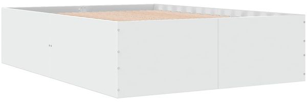 vidaXL Bettgestell Weiß 135x190 cm Holzwerkstoff 3280944 Bild 3