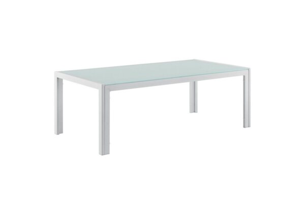 Gartentisch Lerum 100x50x35 cm Weiß casa. pro