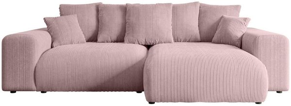ALTDECOR Ecksofa ESKAR-L, Couch mit Schlaffunktion, Wohnzimmer - Wohnlandschaft, Corner Sofa Bett Eckcouch Couch L-Form Schlafcouch Ausziehbar