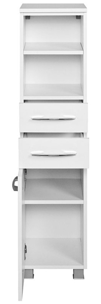 Midischrank 'Portofino', weiß, B/H/T ca. 30/122/35 cm Bild 2