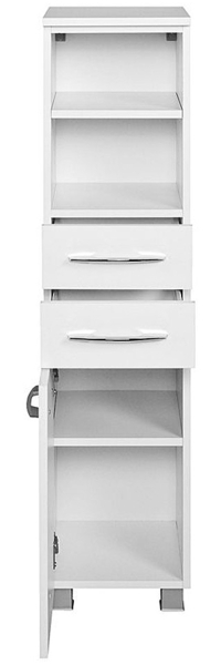 Midischrank 'Portofino', weiß, B/H/T ca. 30/122/35 cm Bild 7